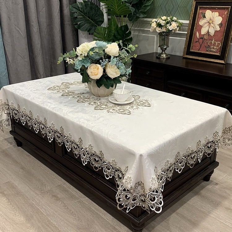 European Coffee Table Tablecloth Cover Modern Simple Lace Cover American Tv Cabinet Living Room Tablecloth Wholesale