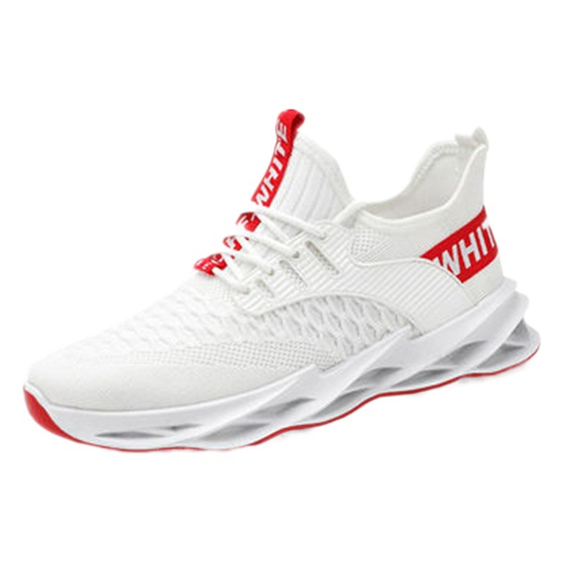 Transfronterizo de los hombres zapatos de primavera nueva moda Zapatillas de deporte de los hombres zapatos casuales transpirables volando zapatos de estudiante tejido zapatos ligeros para correr