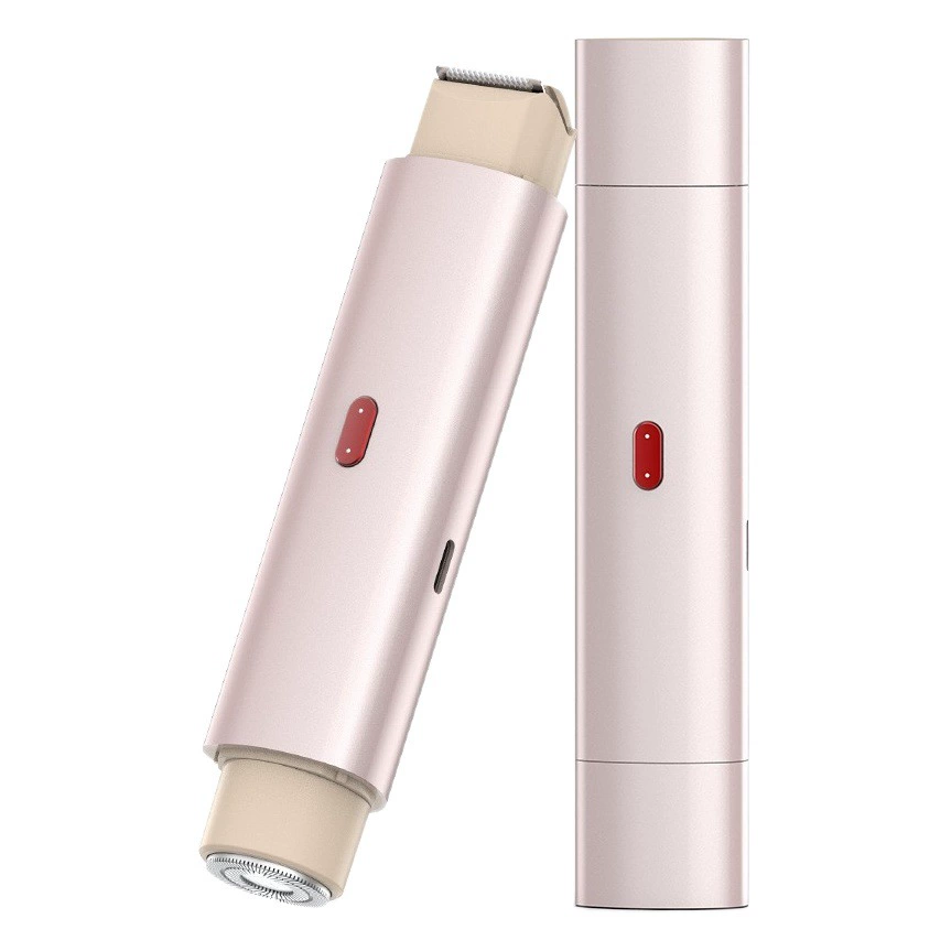 Трансграничная бестселлер Amazon, двуглавая женская бритва, устройство для бритья по частной части, устройство для удаления волос, триммер для волос на лобке, подмышки