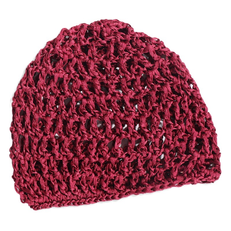 Nuevo adulto sombrero de pelo calado Baotou Cap color sólido de malla de punto Cap Cap de pelo redes de pesca Cap fábrica directa