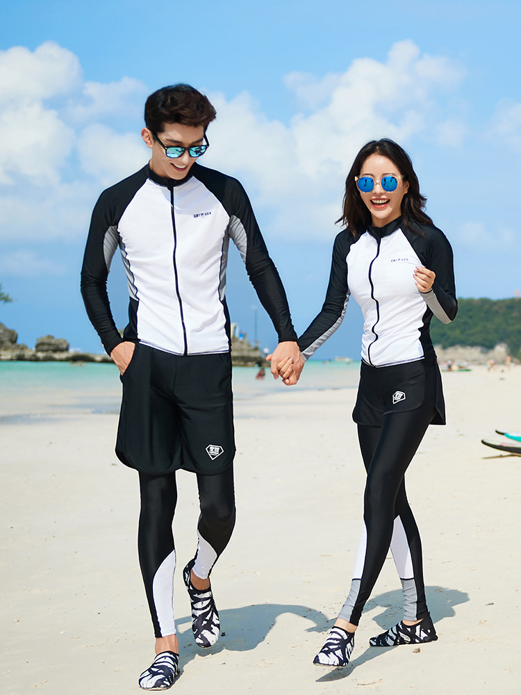 日焼け止め速乾ダイビングスーツ、長袖長ズボン水着、クラゲスーツ、カップル用保温メンズ水着、レディースサーフィンスーツ
