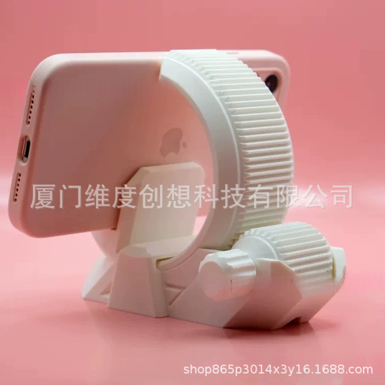 Transfronteriza explosión impresa en 3D Gear Phone Stand Herringbone Gear Phone Stand