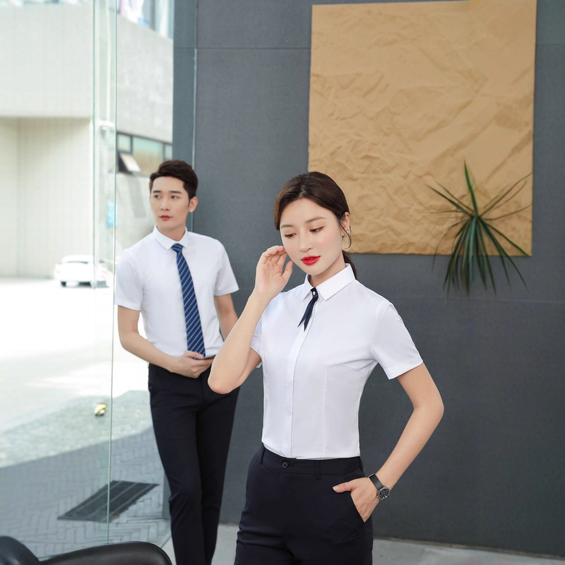 Stretchy, Iron-Free Professional Shirts, Bamboo Fiber Short-Sleeved Shirts, Office Casual Work Clothes, Men's Iron-Free Shirts Stretchy, Iron-Free Professional Shirts, Bamboo Fiber Short-Sleeved Shirts, Office Casual Work Clothes, Men's Iron-Free Shirts