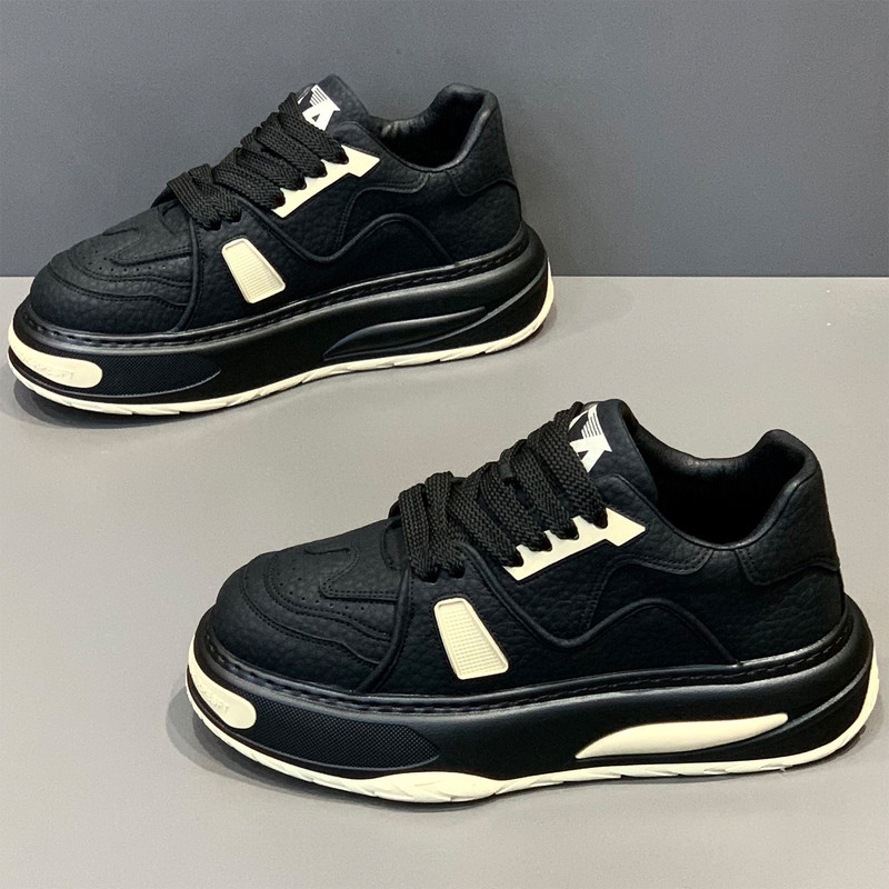 Thick-Soled Sports Casual Shoes 2026 Men's Shoes Spring New Fashion Trendy Versatile Height-Increasing White Shoes Comfortable Sneakers Thick-Soled Sports Casual Shoes 2026 Men's Shoes Spring New Fashion Trendy Versatile Height-Increasing White Shoes Comfortable Sneakers