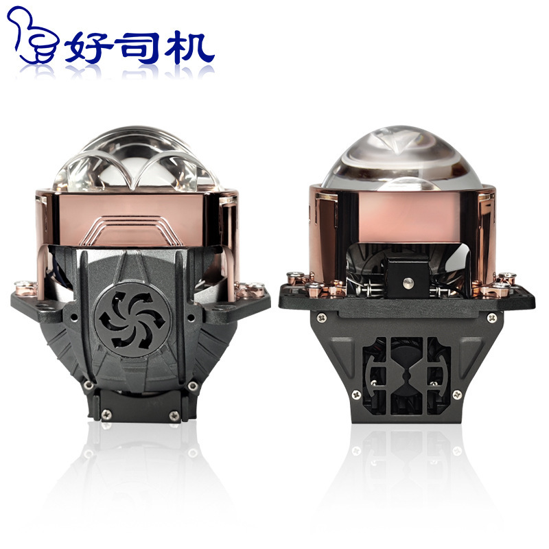 G3 スクエアカー LED レンズ ダブル直射レーザー ヘッドライト ダブルレンズ ハイパワー ハイライト 遠近一体型|undefined