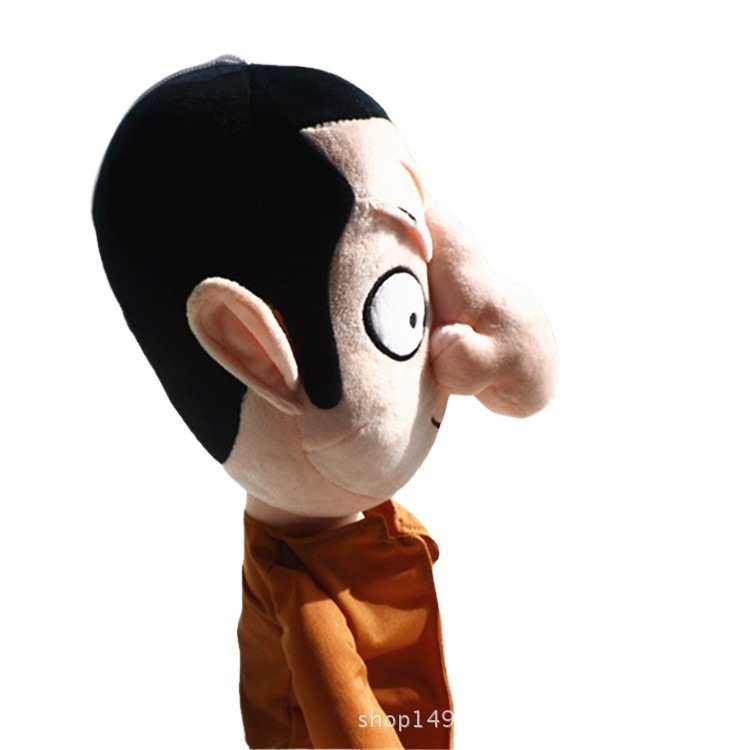 Dibujos Animados Mr Bean oso de peluche muñeca de juguete super suave muñeca de tela divertido lindo muñeca grande