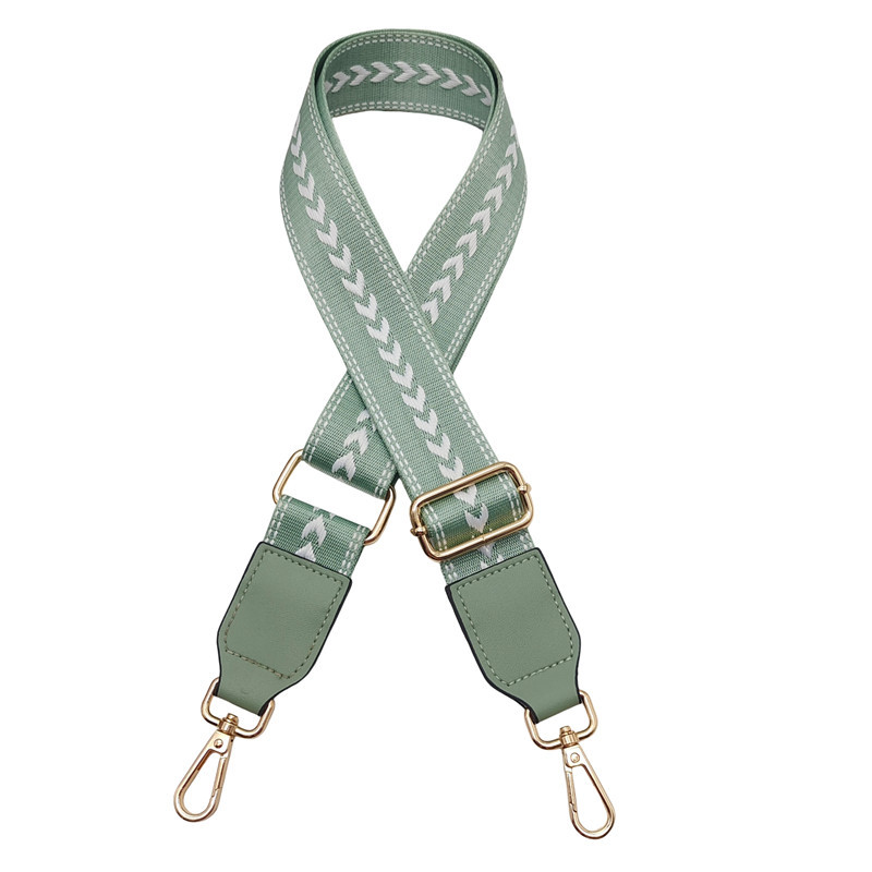 Matcha green + matcha green leather gold hook