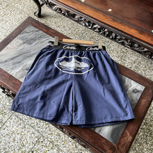 Alcatraz graphic cotton Bermuda shorts L8916 Blue