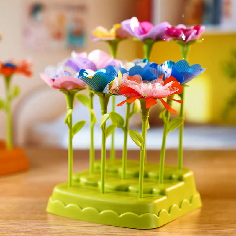 Nuevos productos transfronterizos DIY tela imitación de flores juguetes de flores de tela hecha a mano paquete de regalos 3 - 6