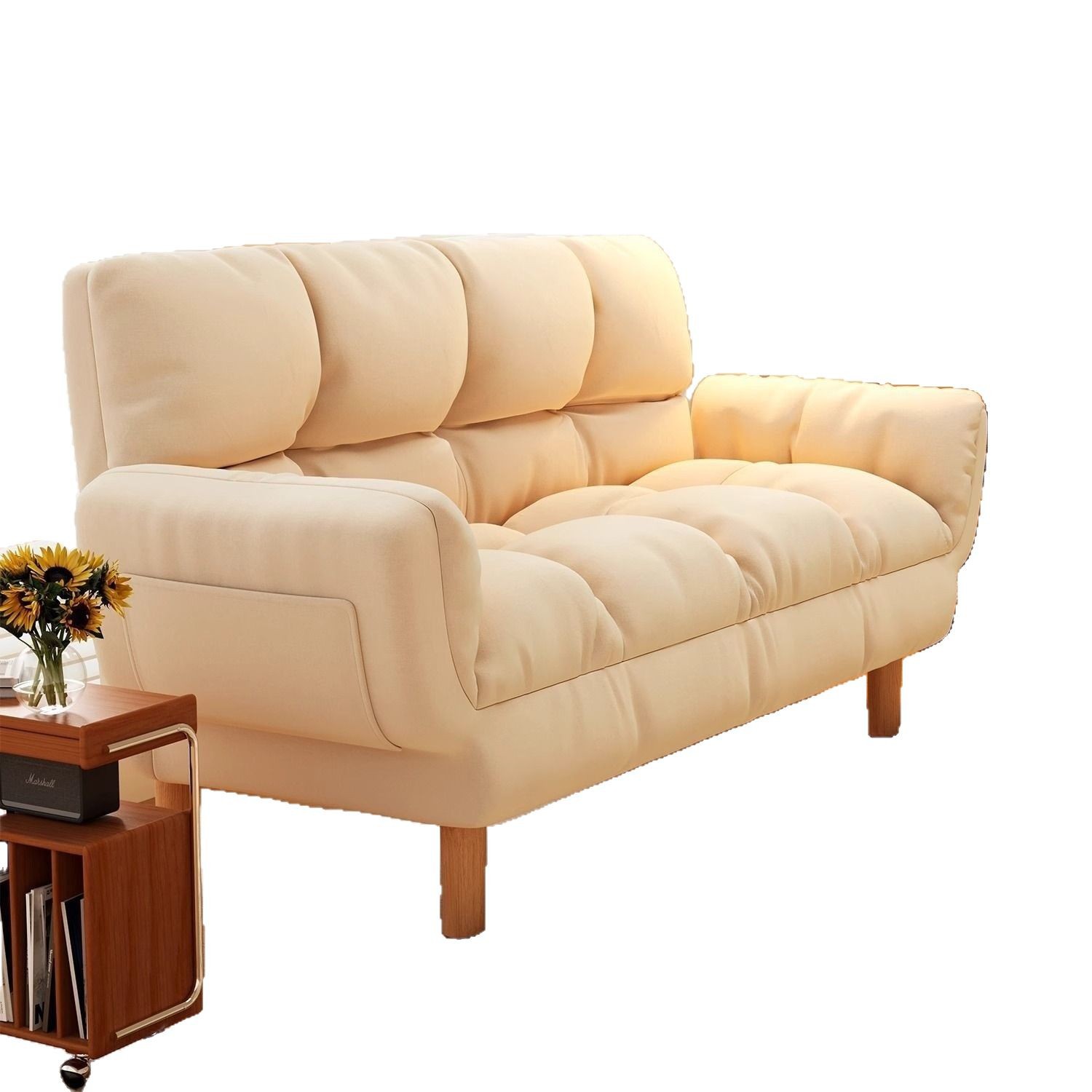 Sofá para dos personas, sofá para dormir, sofá para personas perezosas, dormitorio de alquiler, reclinable con respaldo, tatami, sala de estar, sofá cama pequeño