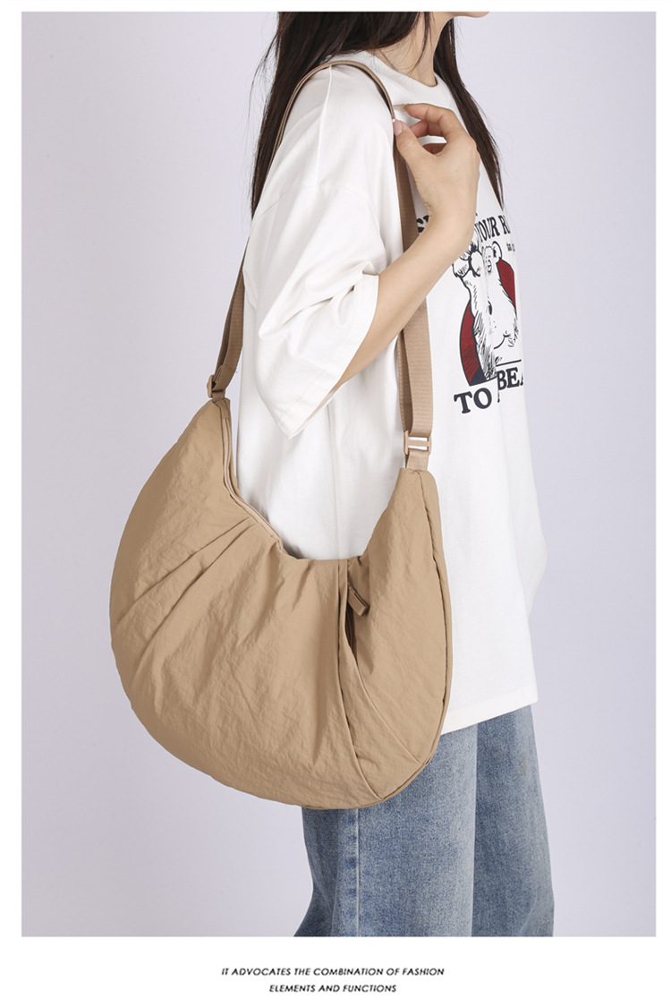 Women's Large Capacity Crossbody Shoulder Bag Simple Tote Bag_voghion.com