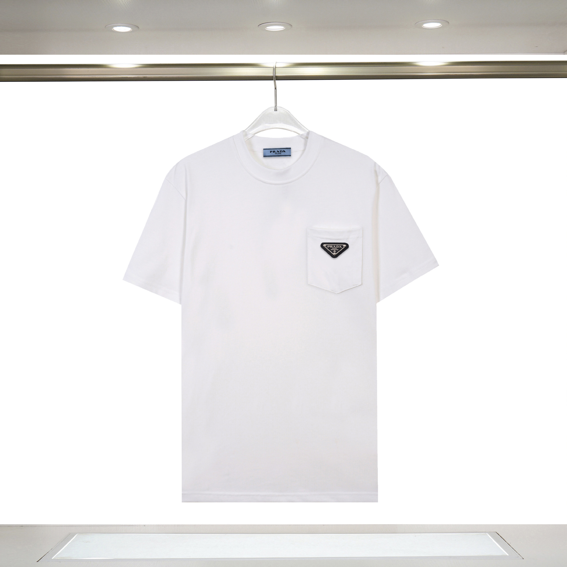 Moda transfronteriza Pujia pareja de manga corta tendencia de verano personalidad creativa color PRA letras impresas camiseta femenina