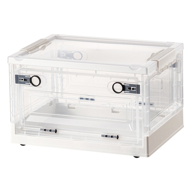 Ruge ropa puerta lateral caja de almacenamiento con ruedas libro caja hogar al aire libre camping plegable caja de almacenamiento