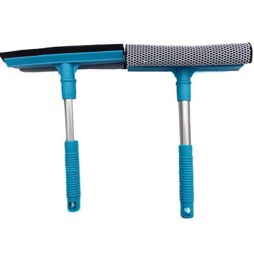 New double-sided window brush glass brush T-shaped glass wiper extended handle detachable double-sided scraper cleaner