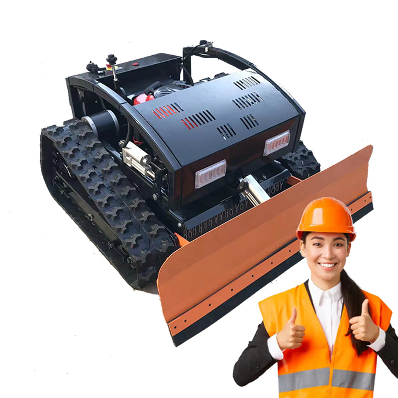 小型遥控履带式割草机工作效率高坚固耐用小型履带碎草机