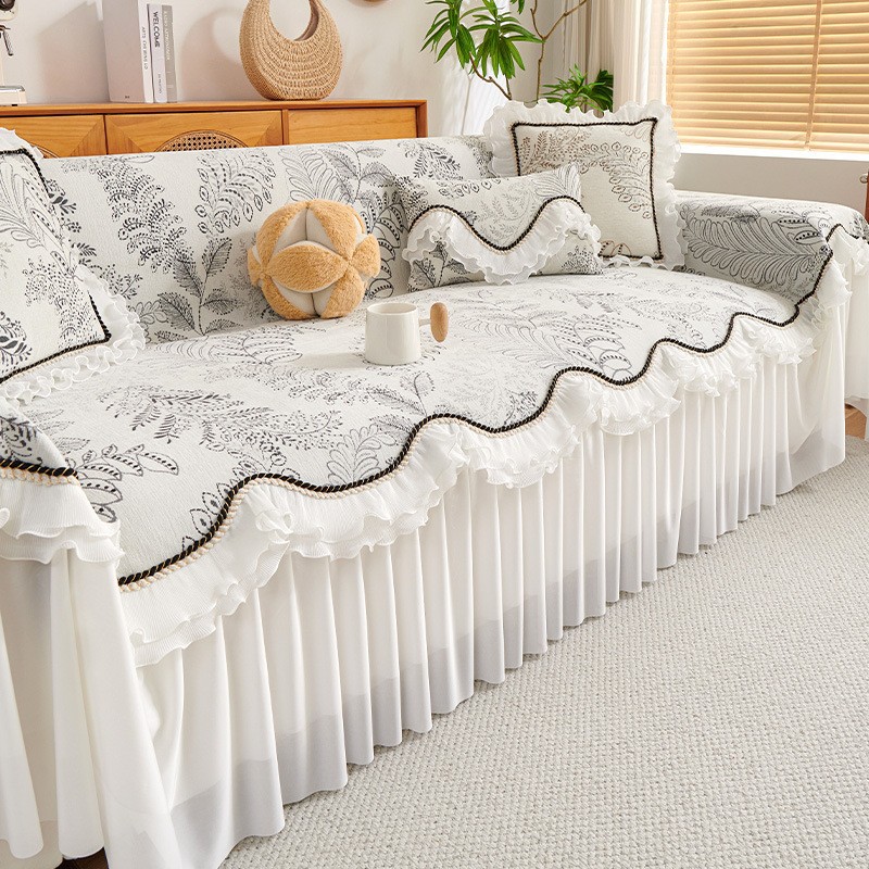 French Accessible Luxury Sofa Cover 2025 New Anti-Cat Scratch Sofa Towel Full Cover Four-Season Universal Cover Blanket