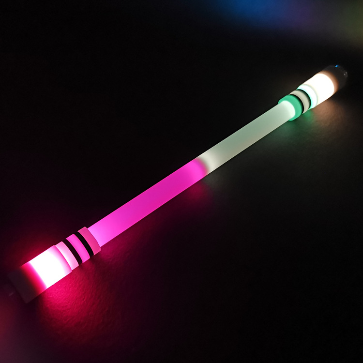 Liangququan Reversible Glowing Pen, Wholesale Rotatable Pens, Shockproof Light Pens, Dual-Head, Dual-Color Pens, Refill-Free, Drop-Shipping