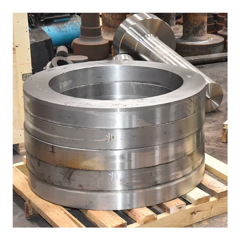 不锈钢锻件304锻造粗加工锻环热锻大型锻件45钢机械锻造件自由锻