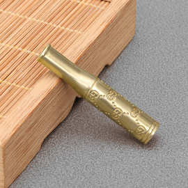 跨境美式金属铜烟斗循环型过滤烟嘴配件可清洗烟具工艺品收藏摆件