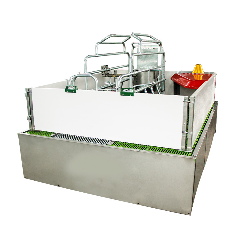 Sistema de elevación automática de la cama de parto de cerdas de alta tasa de supervivencia para aumentar la producción y la alta eficiencia