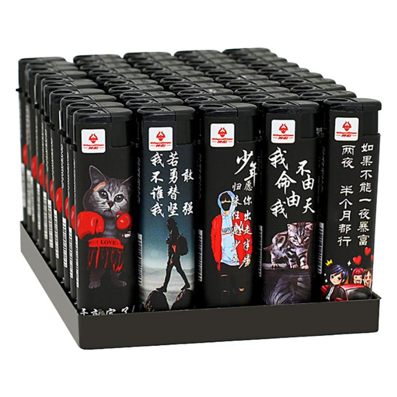 Утолщенная 909 прозрачная сумка с покраской пластиковая зажигалка одноразовая 156 электронная ветрозащитная Зажигалка Port бренд оптом открытое пламя