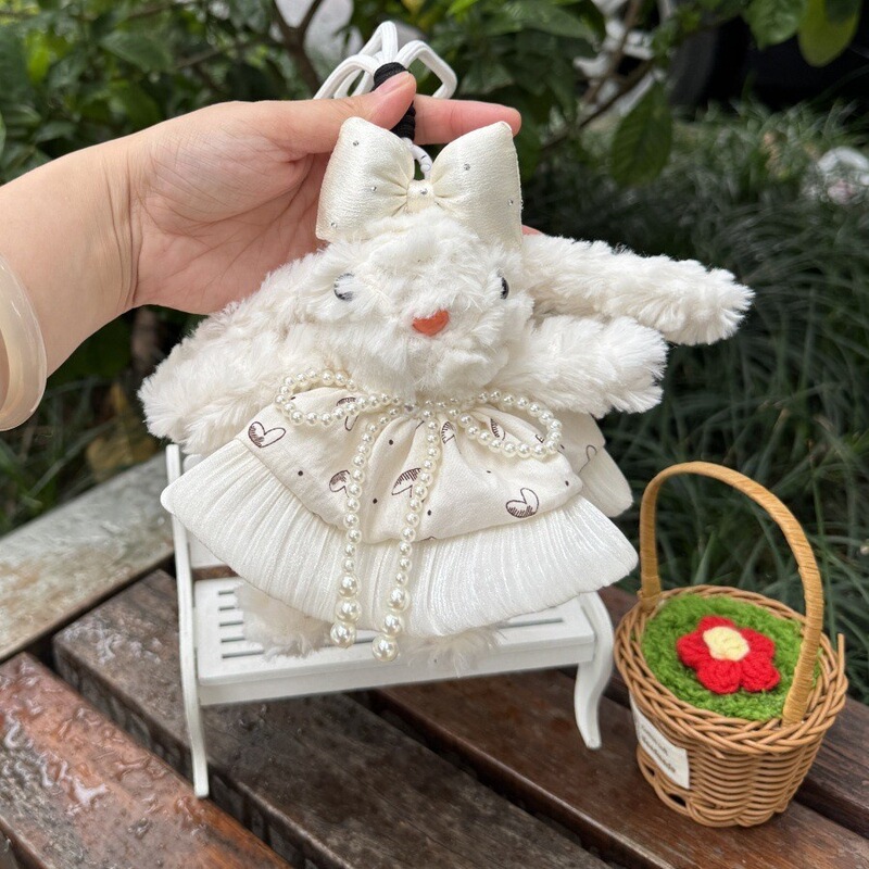 クリエイティブでかわいい垂れ耳ボニーウサギのドレスアップDIY大きなスカート超妖精垂れ耳ウサギのぬいぐるみ吊り下げ装飾品クロスボーダー用|undefined