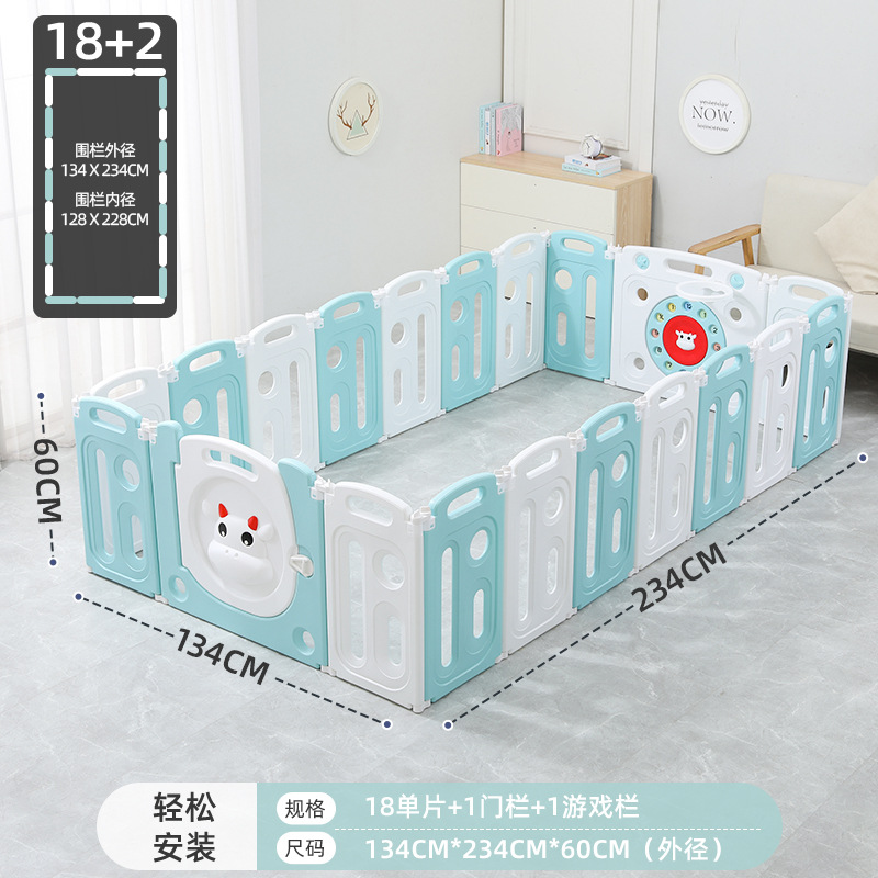 Youxue valla de protección infantil valla de juego para bebés valla plegable para pisos domésticos interiores para niños pequeños al por mayor