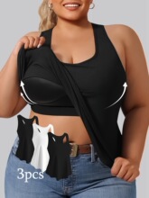 L 65995 High Elastic Yoga Tank Top �ߵ��٤���� ŷ���羳