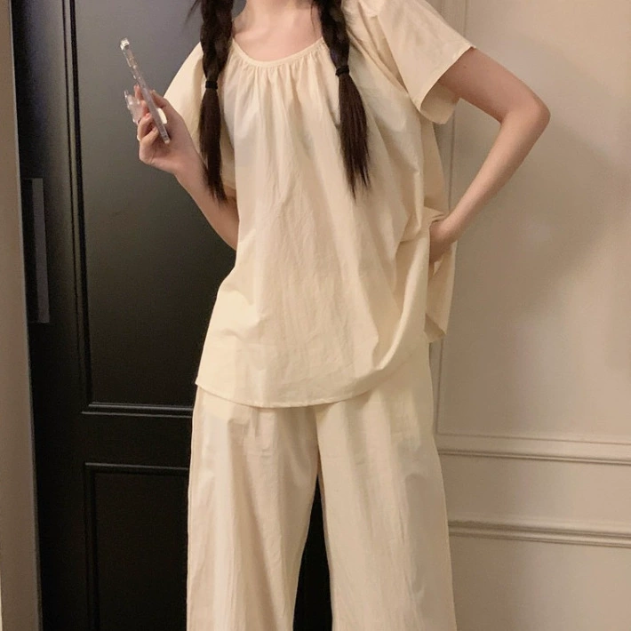 Cream cute pijama, set, 2023