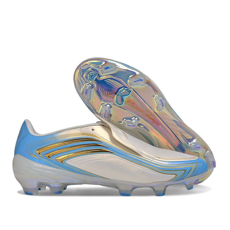 Putian foreign trade cross-border manufacturer wholesales F50 exclusive olive FG spikes TF men's and women's soccer shoes for indoor and outdoor training