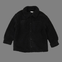 跨境童装M&S欧美原单男中大童羊羔绒外套毛绒衬衫秋冬新款