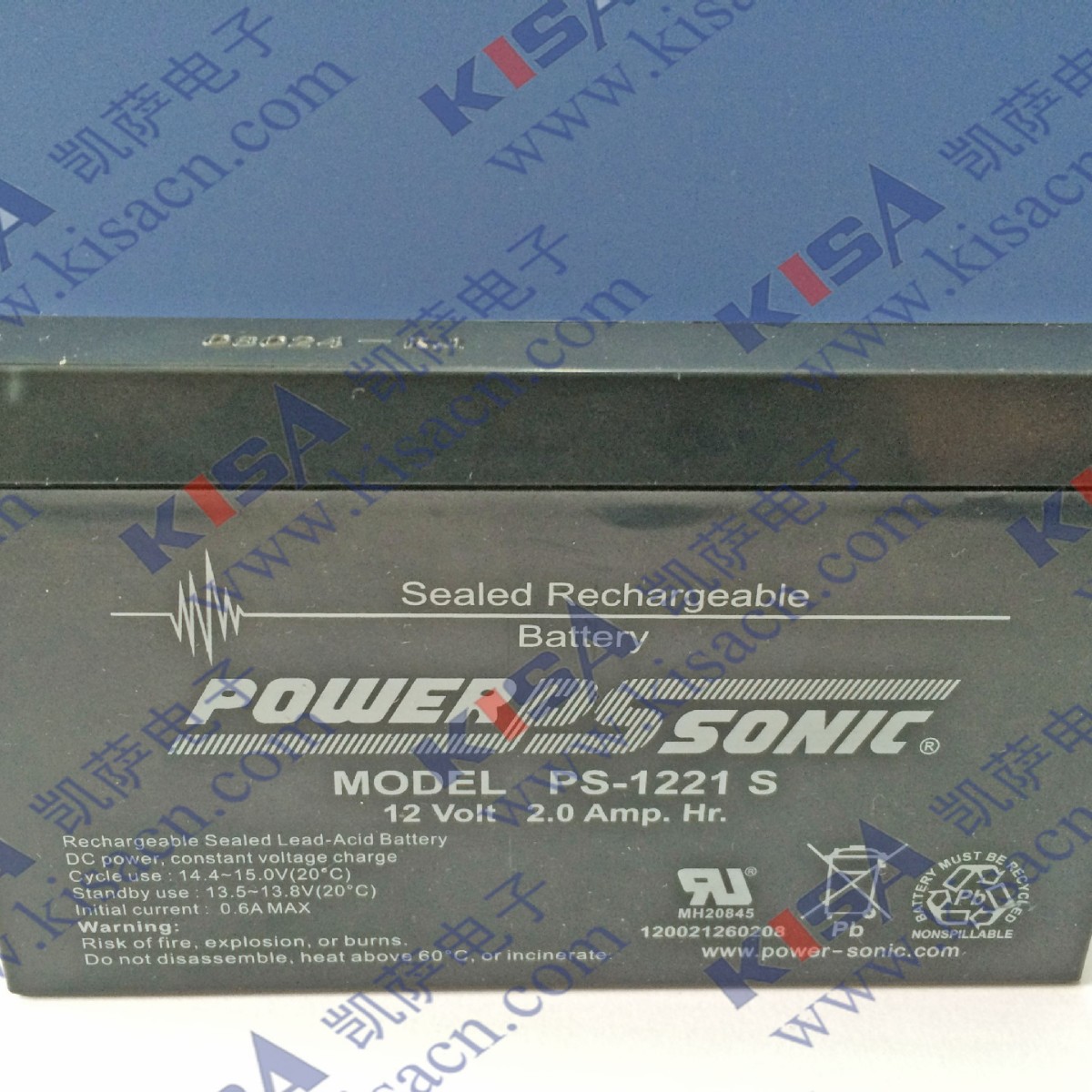 PS-1221S 代理 Power-Sonic  密封铅酸电池