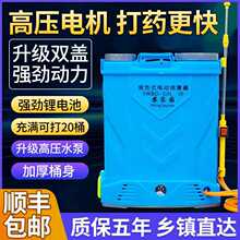 电动喷雾器背负式高压泵12v锂电池农用果树打农药机喷洒消毒喷壶