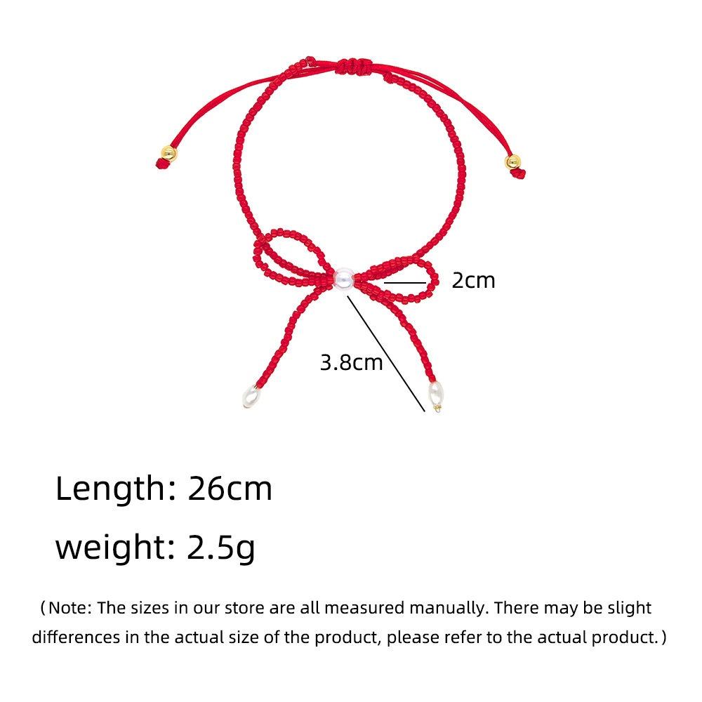 6g Weight Bracelets Classification Casual Elegant Lady Geometric Glass Beaded Chain Beaded Bracelets Wholesale