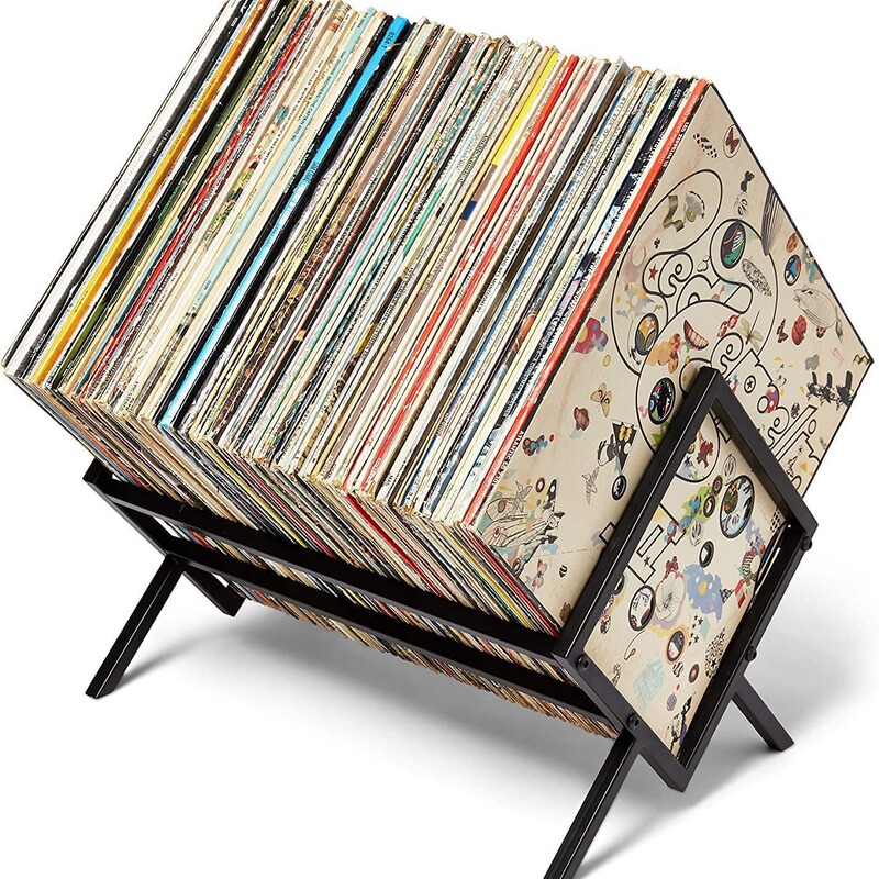 Vinyl Record Storage Rack Cd Record Display Rack Cross-Border European-Style Detachable Magazine Storage Rack