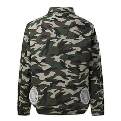 新款夏季降溫空調服充電帶風扇衣服防暑戶外工作車間勞保電焊服男