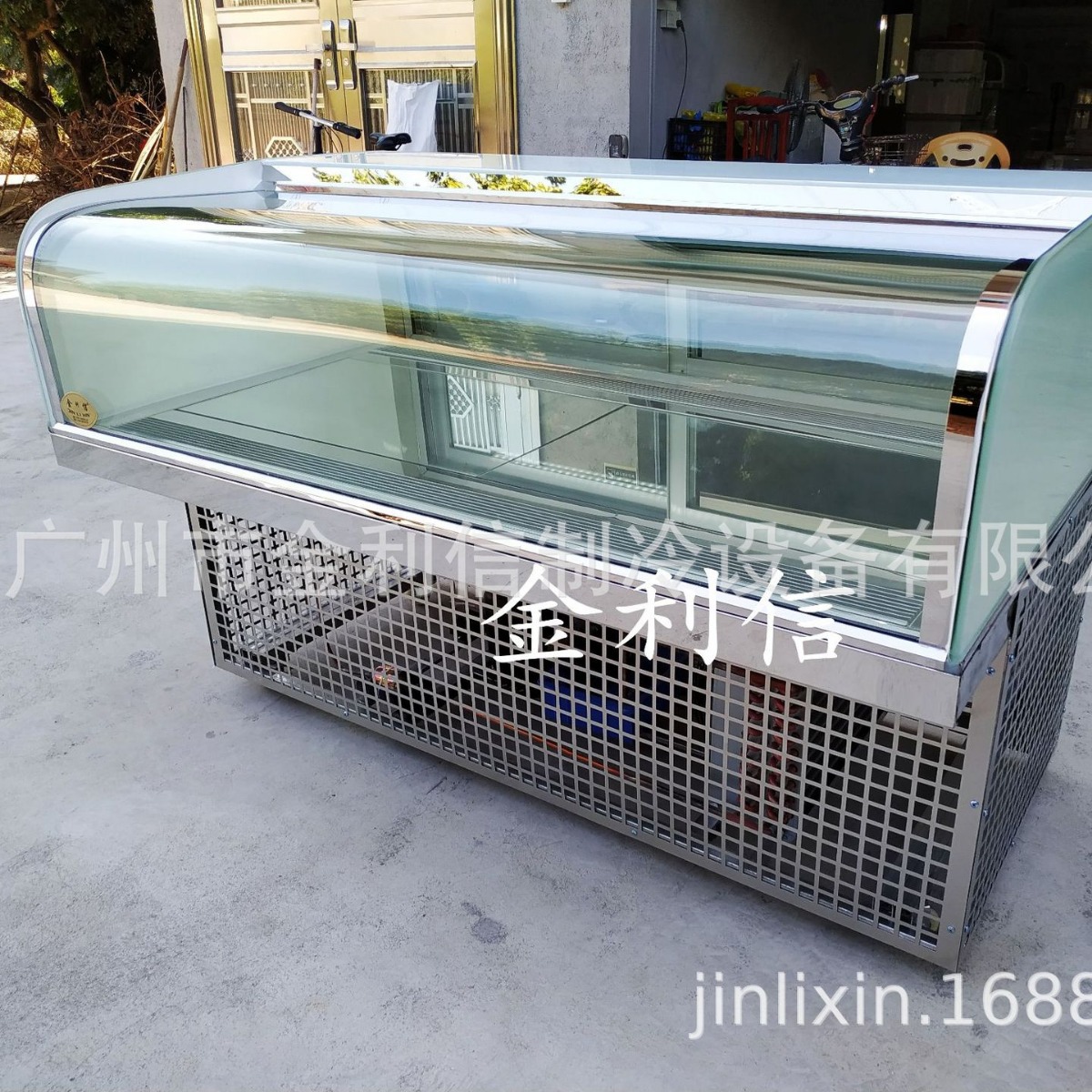 金利信牌一层弧型蛋糕保鲜冷藏冷柜风冷冷藏陈列展示柜