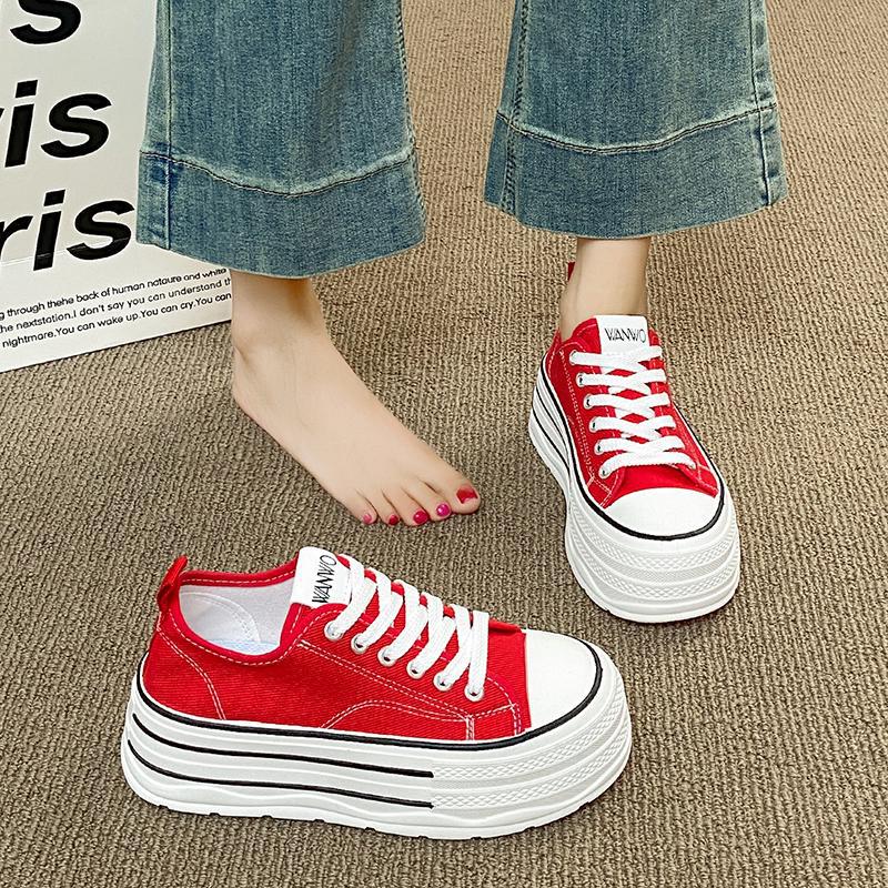 Zapatos de lona de comercio exterior de tamaño grande transfronterizo nuevos zapatos blancos image 6