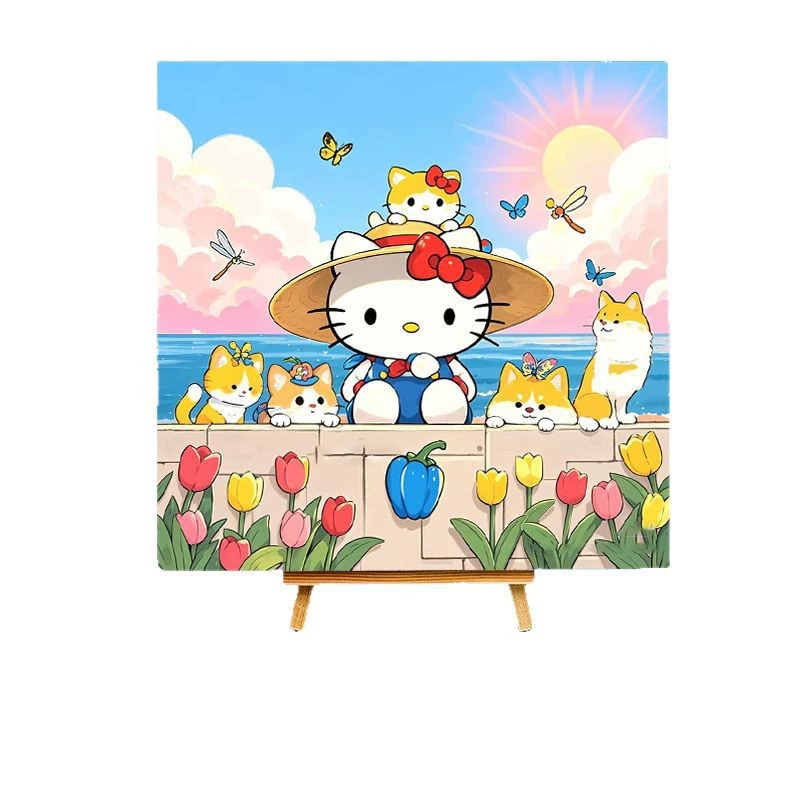30*30 кросс-борт алмазная живопись handmade diy украшения для гостиной декор картина детская точечная алмазная живопись Kapibala каменная живопись
