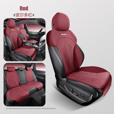 Seat Covers and Cushion Covers, Modelə uyğun (Original) oturacaq örtükləri - zfl-bordeaux-red-standard-edition-111