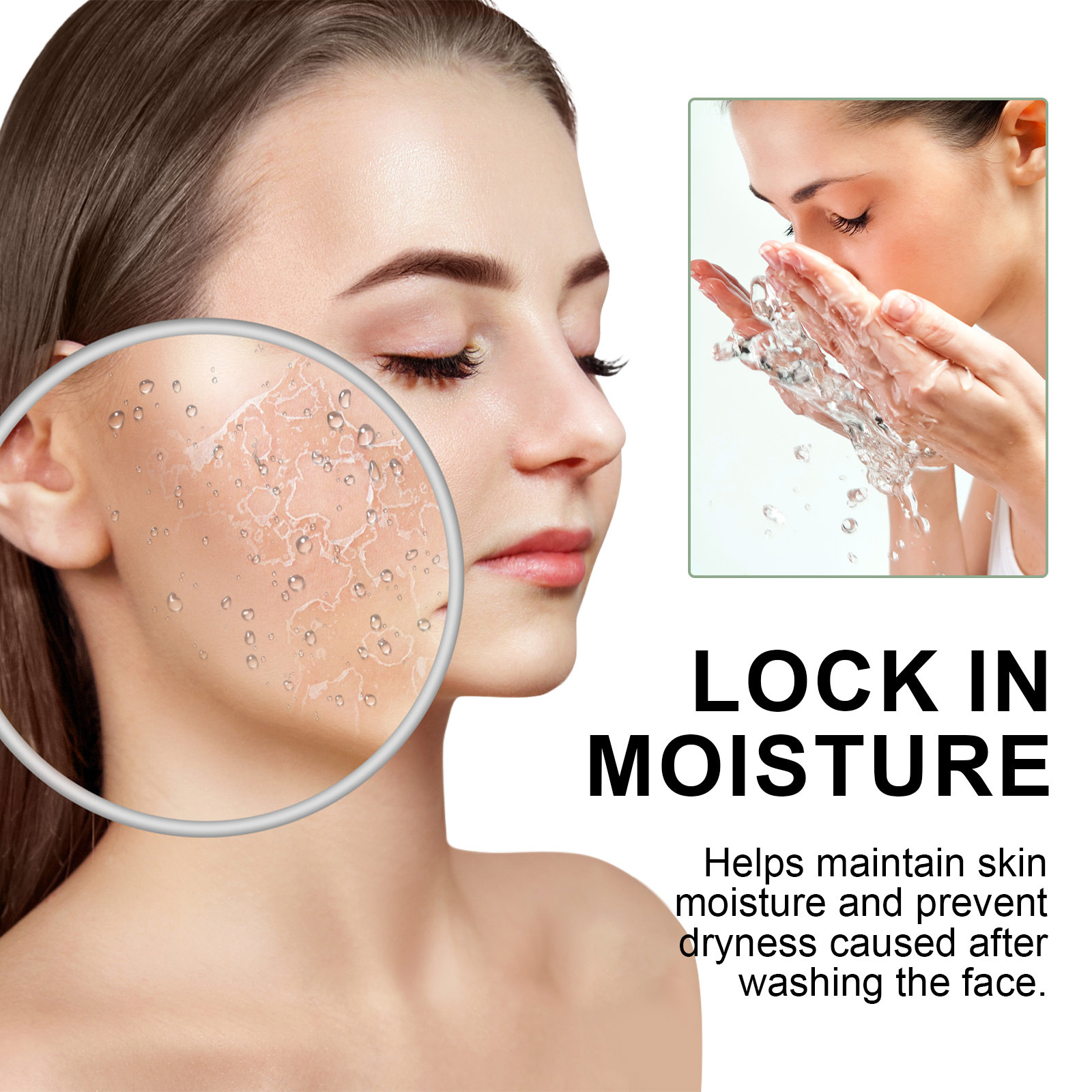 Το καθαριστικό καθαρισμού πόρων Hoygi φωτίζει την επιδερμίδα του προσώπου, καθαρίζει σε βάθος τα σημάδια ακμής, καθαρίζει, ενυδατώνει και ενυδατώνει_voghion.com