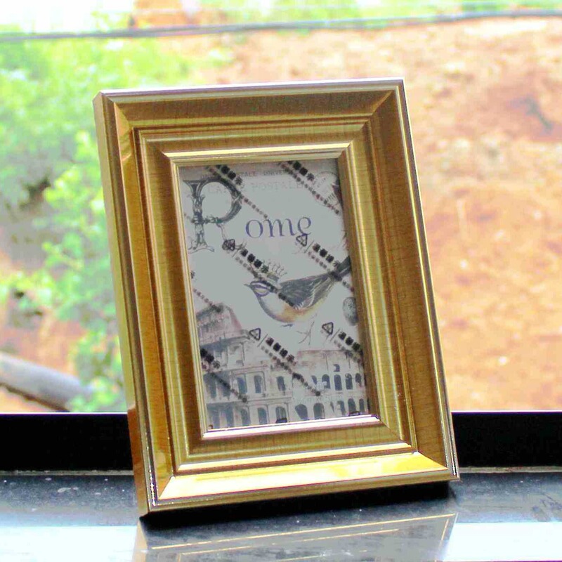 Photo frame manufacturers Gold photo frame table PS foam 6 inch 7 inch A3 photo frame wall wedding wedding wholesale Europe and the United States and Korea