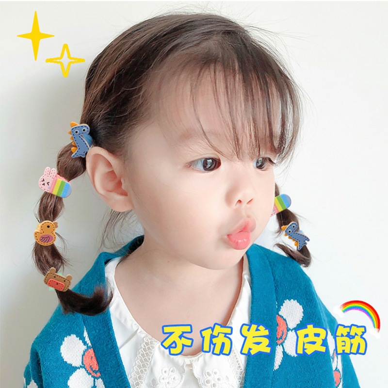 Plush Thumb Circle Cartoon Elastic Band