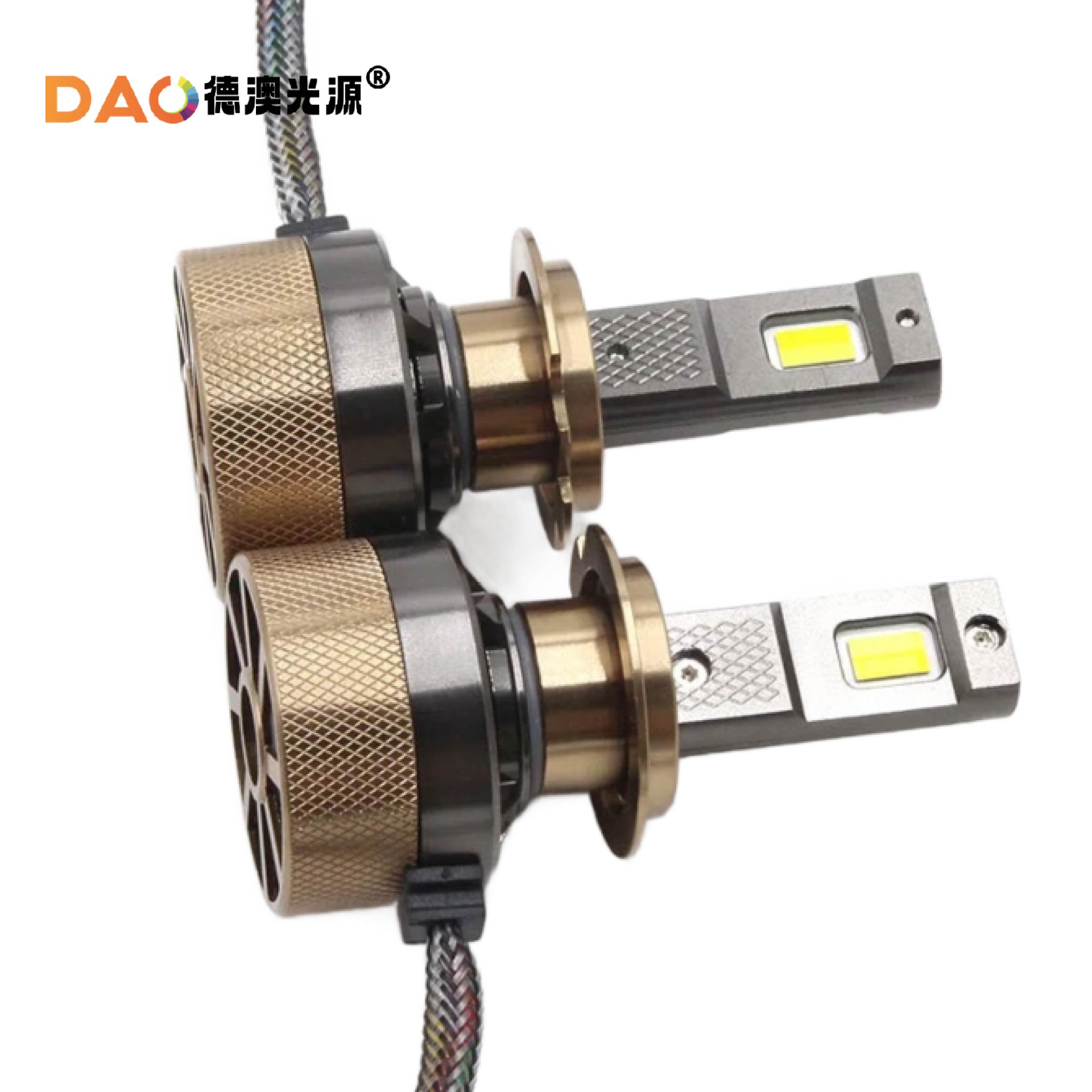 Coche LED faro V7 línea Bluetooth APP control ajustable color 3000K-6500K lejana y cercana 9005 H1