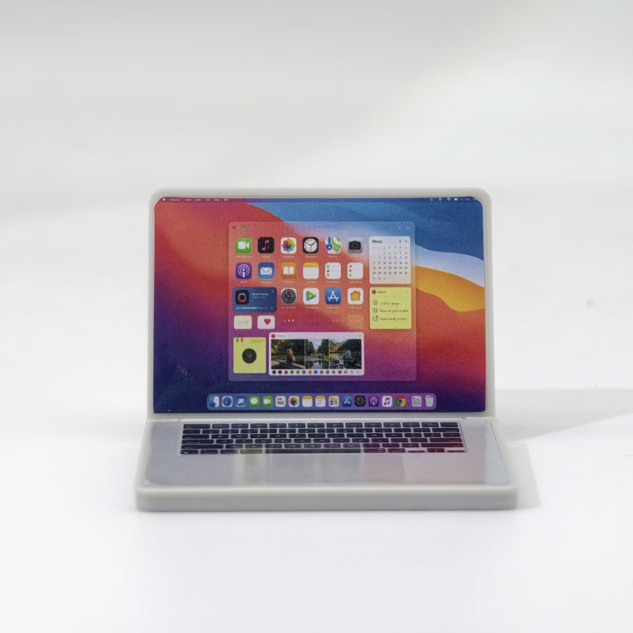 Modelo de Laptop en Miniatura 1/12 de PLA DIY para Casa de Muñecas y Utilería Fotográfica image 7