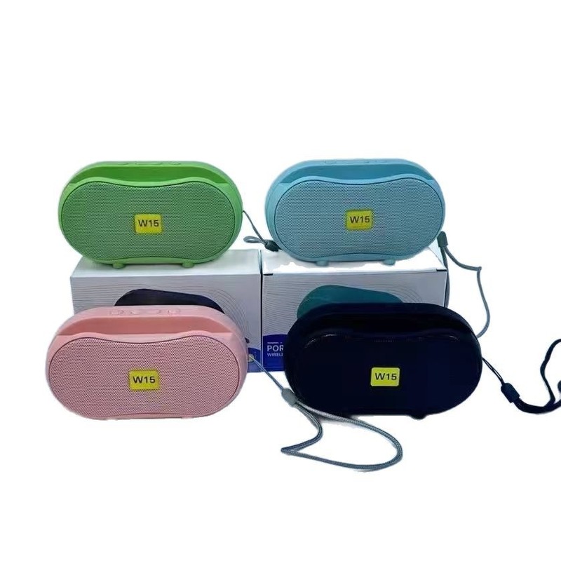 W15ワイヤレスbluetoothスピーカー家庭用デスクトップラジオ音響屋外ポータブルサブウーファーミニオーディオ|undefined