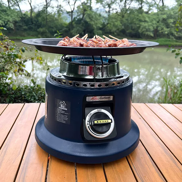 Outdoor Courtyard Heating Stove Barbecue Stove Tea Roasting Stove Ice Fishing Camping Style Picnic Liquefied Gas Multi-Functional Heating Stove