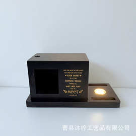 跨境木质宠物骨灰盒可放相框猫咪狗狗殡葬用品棺材去世纪念火葬盒