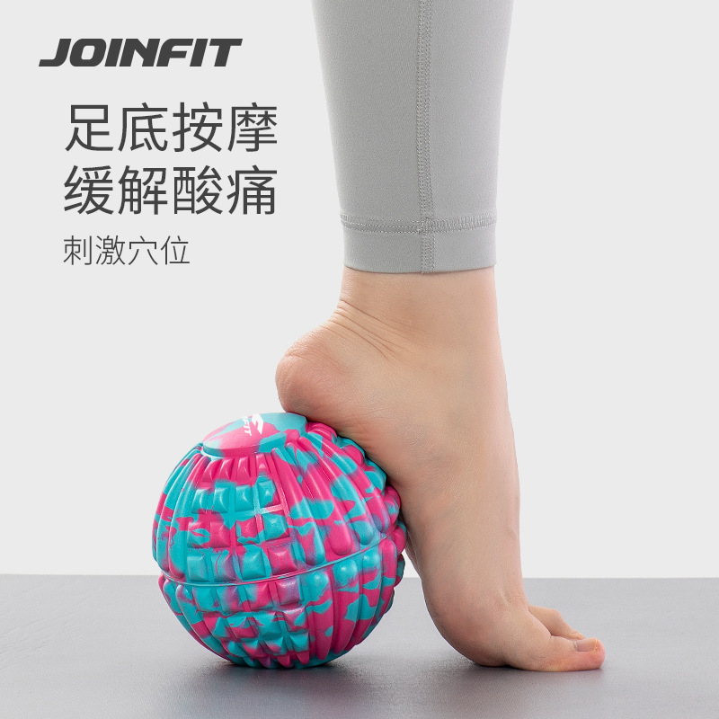 Joinfit 筋膜ボール足底筋肉リラクゼーションピーナッツボールフットマッサージボール大型アーチフィットネスネックボール|undefined