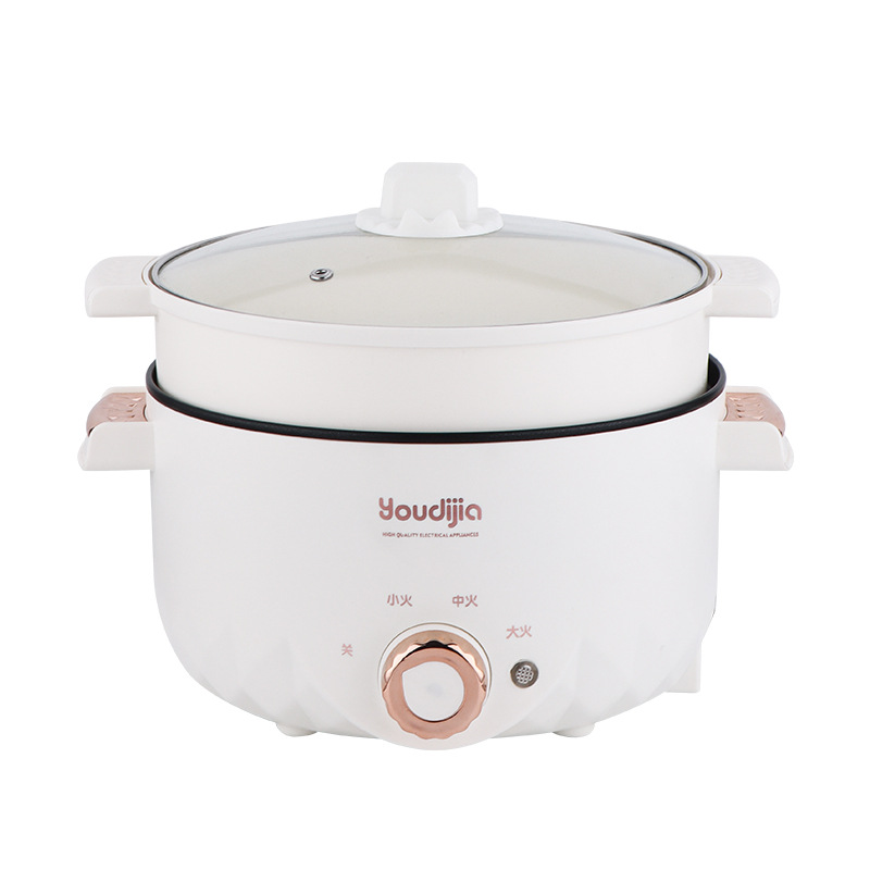 Hotpot eléctrico multifuncional para el hogar cocinador eléctrico dormitorio pequeño cocinador eléctrico